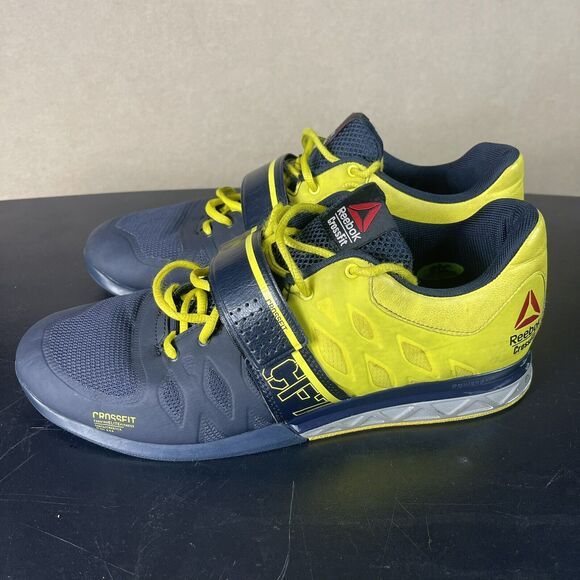 Reebok Shoes Mens 11.5 Black Yellow Crossfit Forging‎ Elite Fitness Adult main image 12